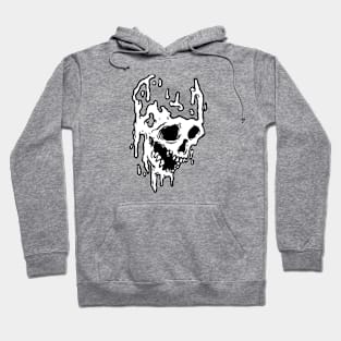 melting skull Hoodie